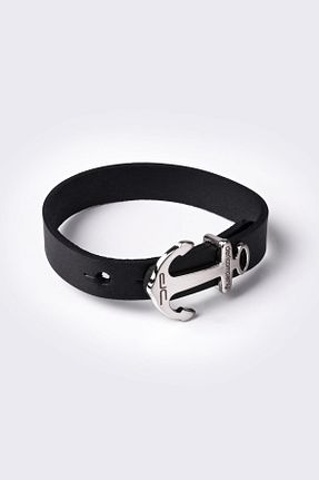 دستبند جواهر مشکی زنانه چرم Deri Company - کد 171355097