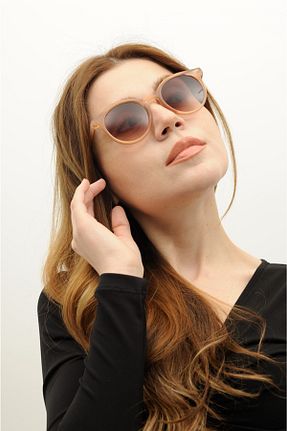عینک آفتابی قهوه ای زنانه UV400 gulflower nude - کد 171284709