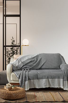 کاور مبل طوسی پنبه ای Vagonik - کد 170636552