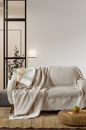 کاور مبل بژ پنبه ای Vagonik - کد 170751554