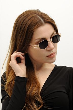 عینک آفتابی مشکی زنانه UV400 gulflower nude - کد 171287450
