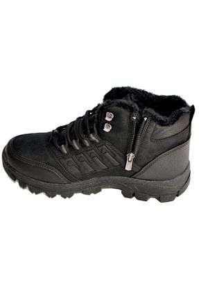 بوت مشکی مردانه چرم مصنوعی پاشنه ضخیم پاشنه کوتاه ( 4 - 1 cm ) Gore-Tex کد 172535645