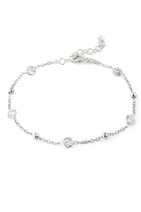 دستبند نقره رنگی زنانه 925 عیار Elika Silver - کد 172828877