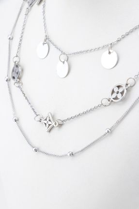 گردنبند جواهر زنانه استیل ضد زنگ کد 172321249