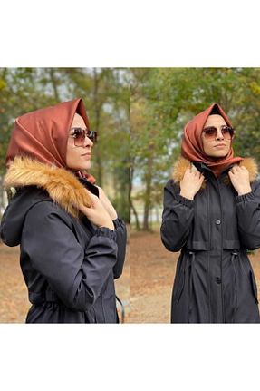 کاپشن حجاب مشکی زنانه رگولار NAZ GİYİM - کد 172355100