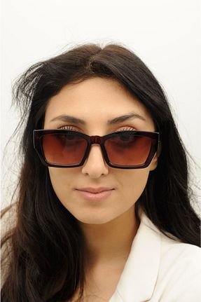 عینک آفتابی قهوه ای زنانه UV400 gulflower nude - کد 172645166