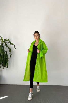 بادگیر و بارانی سبز زنانه پارچه Butik Gardrop - کد 145711832