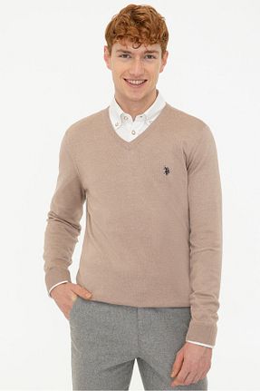 پلیور قرمز مردانه ساده U.S. Polo Assn. - کد 150163083