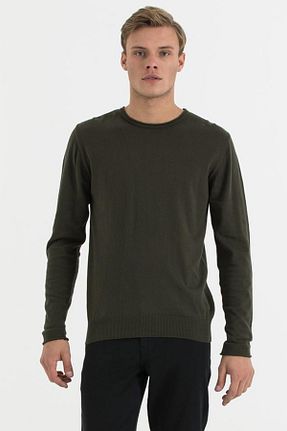 پلیور خاکی مردانه ساده Lee Cooper - کد 3608891