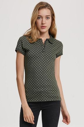 پولوشرت خاکی زنانه کلاسیک Lee Cooper - کد 4725010