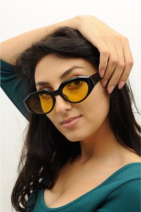 عینک آفتابی نارنجی زنانه UV400 gulflower nude - کد 175899681