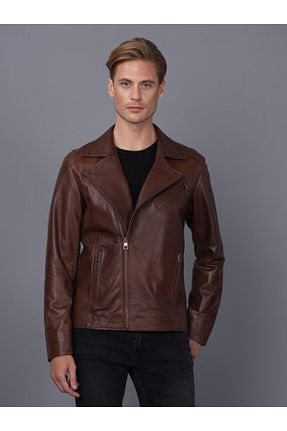 کت قهوه ای مردانه رگولار Basics&More - کد 58088542