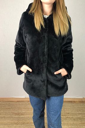 کاپشن مشکی زنانه رگولار TwillCollection - کد 58678624