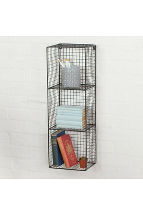 قفسه کتاب مشکی 3 GO DEKOR - کد 58885715