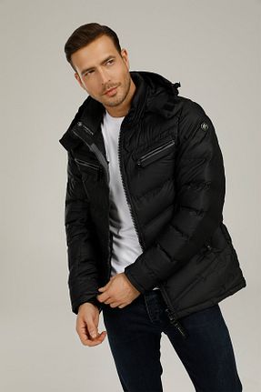 کاپشن مشکی مردانه رگولار Lumberjack - کد 174805056