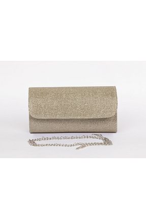 کیف مجلسی طلائی زنانه چرم مصنوعی efnanstore - کد 174956169