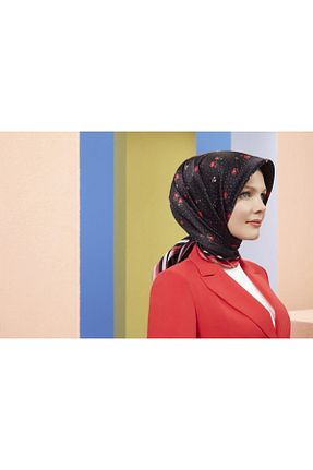 روسری سفید کرپ ساتن ابریشم Armine - کد 175277224