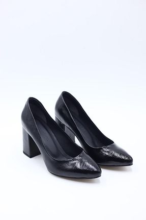 کفش پاشنه بلند کلاسیک مشکی زنانه پارچه lizshoe - کد 121741504