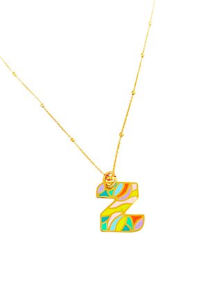 گردنبند نقره طلائی زنانه 925 عیار Mistik Silver - کد 175782709