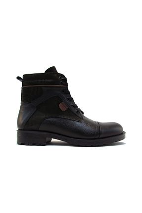 بوت / نیم بوت مشکی مردانه چرم خالص Fosco - کد 175868228