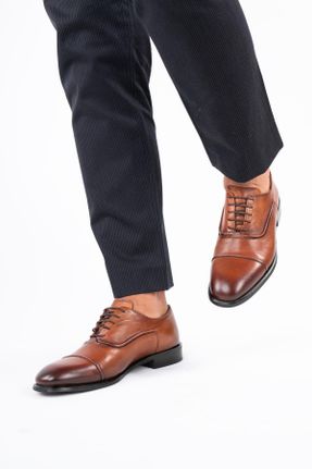 کفش کلاسیک قهوه ای مردانه کد 63065196