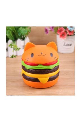 اسباب بازی مخملی سفید بچه گانه 13 cm Squishy - کد 34873160