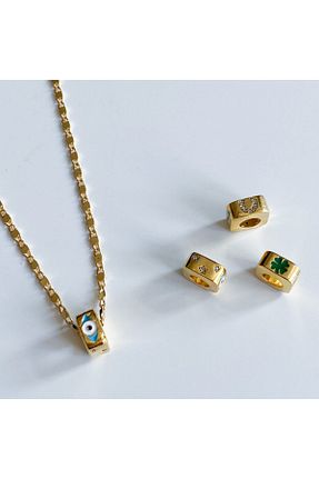 گردنبند جواهر طلائی زنانه روکش طلا VenüsDesign - کد 100717905