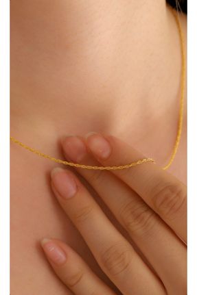 گردنبند طلا زرد زنانه کد 126211667