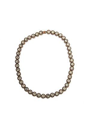 گردنبند جواهر طلائی زنانه برنجی Aşina Gümüş - کد 66503312