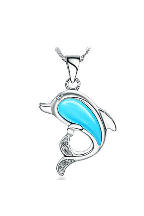 گردنبند نقره سفید زنانه 925 عیار Misiny - کد 44707591