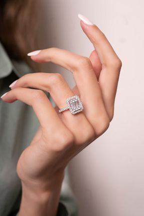 انگشتر جواهر زنانه زیرکن Eva Jewelry - کد 160746131