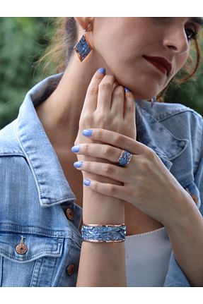 ست جواهر نارنجی زنانه روکش طلا PRIMERO COLLECTION - کد 46632025