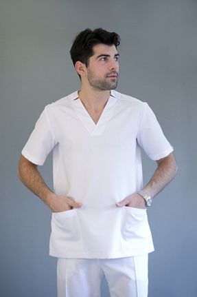 لباس ایمنی کار سفید almesta - کد 124446199