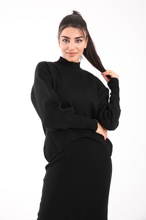 لباس مشکی زنانه بافتنی GİYSA - کد 176147399