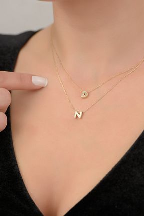 گردنبند طلا زرد زنانه 14 عیار Ayyıldız Kuyumculuk - کد 103292767