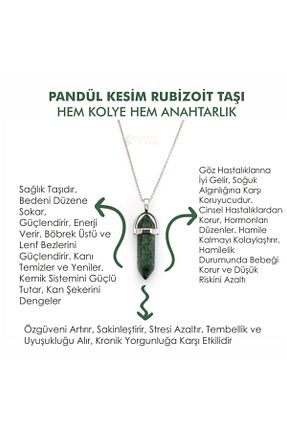 گردنبند جواهر مشکی زنانه سنگ Mystic Energy - کد 143185085