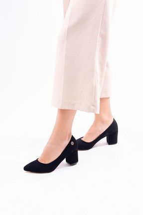 کفش کلاسیک مشکی زنانه پاشنه کوتاه (1 - 4 سانتی متر) lizshoe - کد 176873720
