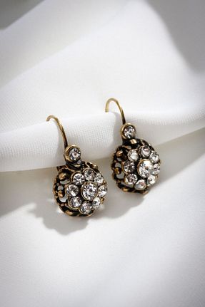 گوشواره جواهر طلائی سنگ Süspüs Accessories - کد 177514328