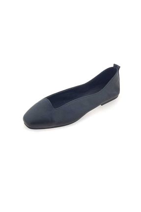 بابت مشکی زنانه چرم خالص VİNİCCİ AYAKKABI - کد 177303792