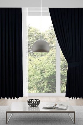 پرده زمینه سرمه ای Kırışmaz MEVVA HOME - کد 177397466