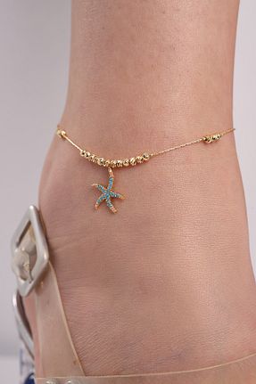 خلخال نقره طلائی زنانه Bilsen Store - کد 177565544