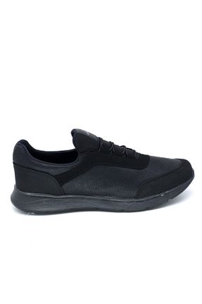 کفش پیاده روی مشکی مردانه چرم مصنوعی TRENDYSHOES - کد 177303982