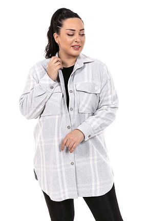 پیراهن سایز بزرگ طوسی زنانه سایز بزرگ DISENTIS MODEST - کد 177585304