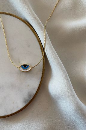 گردنبند جواهر طلائی زنانه روکش طلا gaila design - کد 177772736