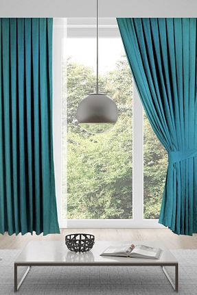 پرده زمینه آبی Kırışmaz MEVVA HOME - کد 179160158