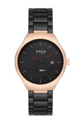 ساعت مچی طلائی مردانه 45 میلی متر POLO Rucci - کد 180186633