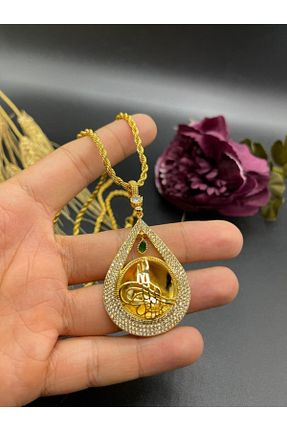 گردنبند جواهر طلائی زنانه روکش طلا Yıldız Gold İmitasyon - کد 155310612