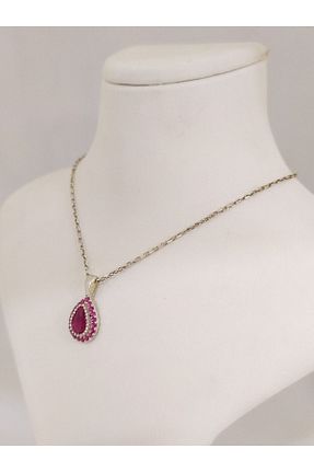 گردنبند نقره زنانه 925 عیار Kehribar gümüş - کد 60111448