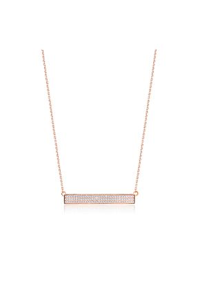 گردنبند نقره سفید زنانه 925 عیار Khailo Silver - کد 36876956