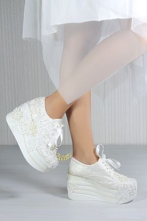 کفش مجلسی سفید زنانه پلی اورتان Naturelmoda - کد 60215315